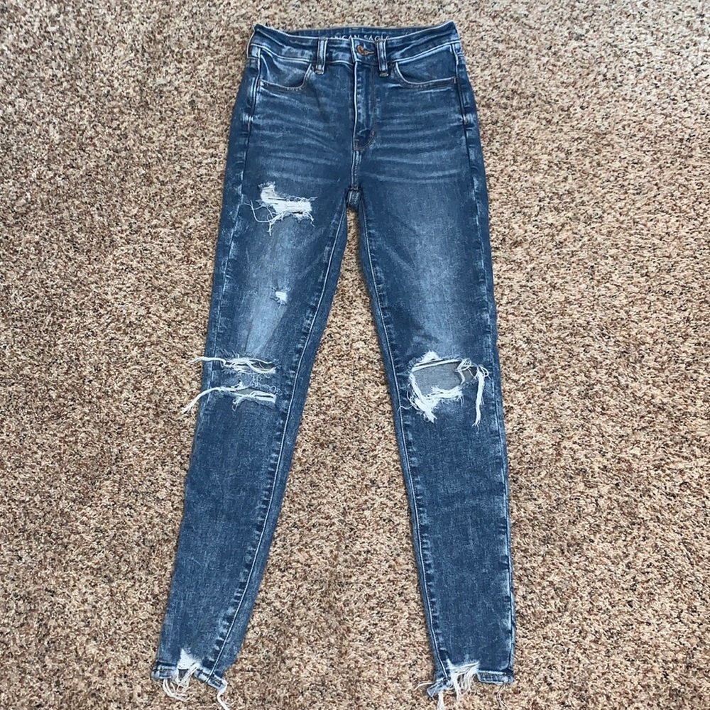 American Eagle super high rise jegging